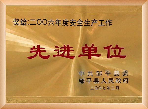 2006先进单位