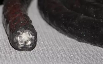 HP02TEKSB Черная силиконовая оболочка для круглого стекловолоконного шнура уплотнения дверцы дровяной печи