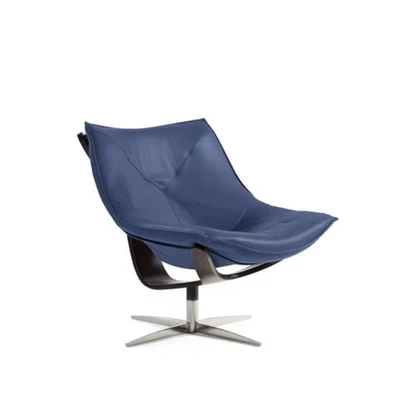 Designer Roche Bobois Lounge Chair Rotating Dolphin Armchair Hotel Rotating Model Room Chair Personalized Single Seater Chair