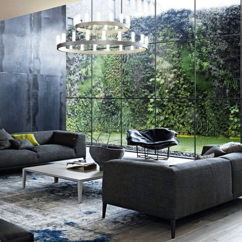 Designer Irregular Cloud Sofa & Lotus Chaise Lounge – Creative Fiberglass Leisure Chair for Showroom