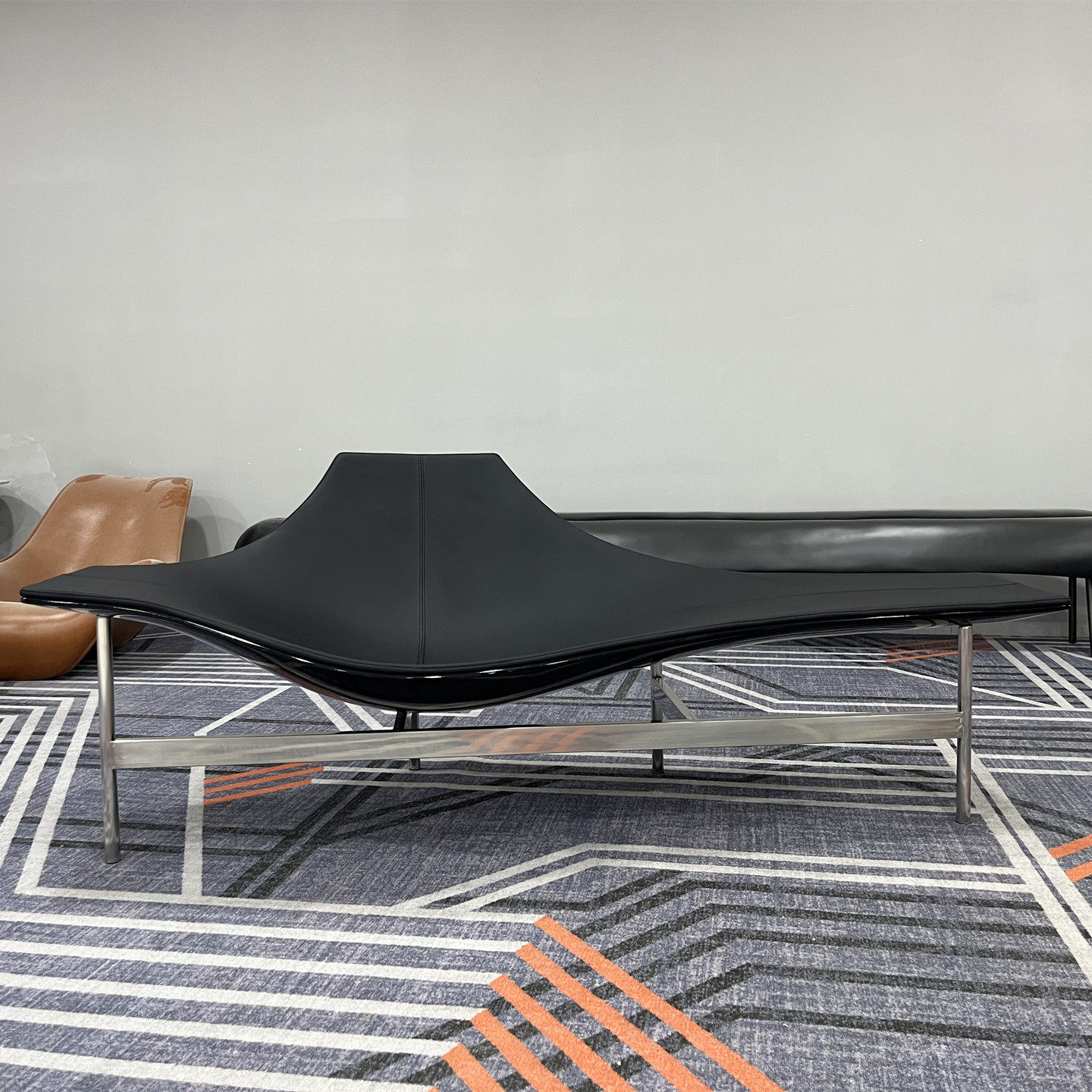 Designer luxury Massade reclining chair No. 1 Terminal building chair Simple chair with glass fiber frame Bookshelf chair Sofa chair