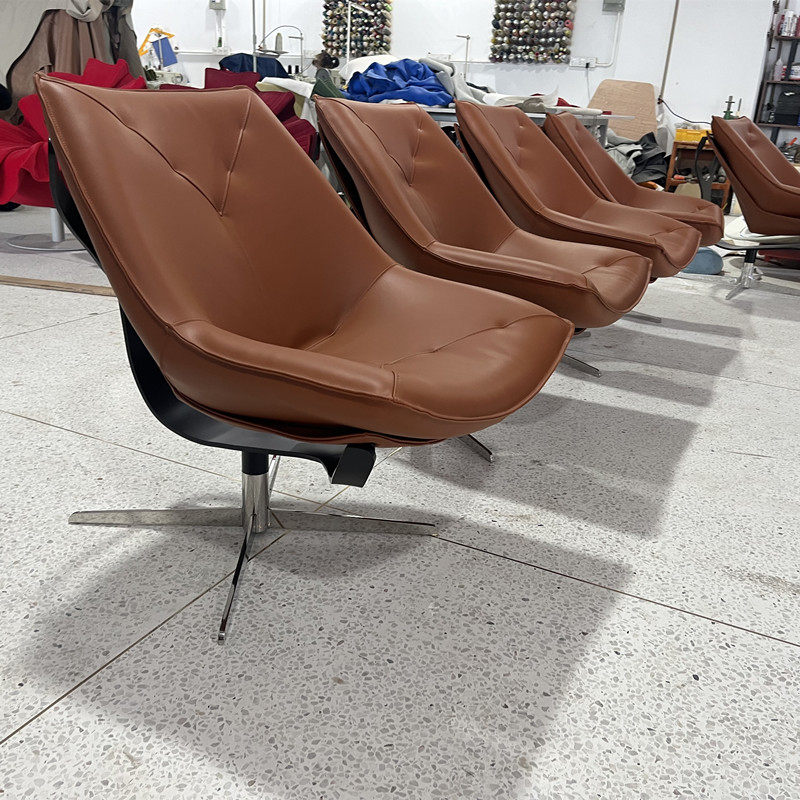 Designer Roche Bobois Lounge Chair Rotating Dolphin Armchair Hotel Rotating Model Room Chair Personalized Single Seater Chair
