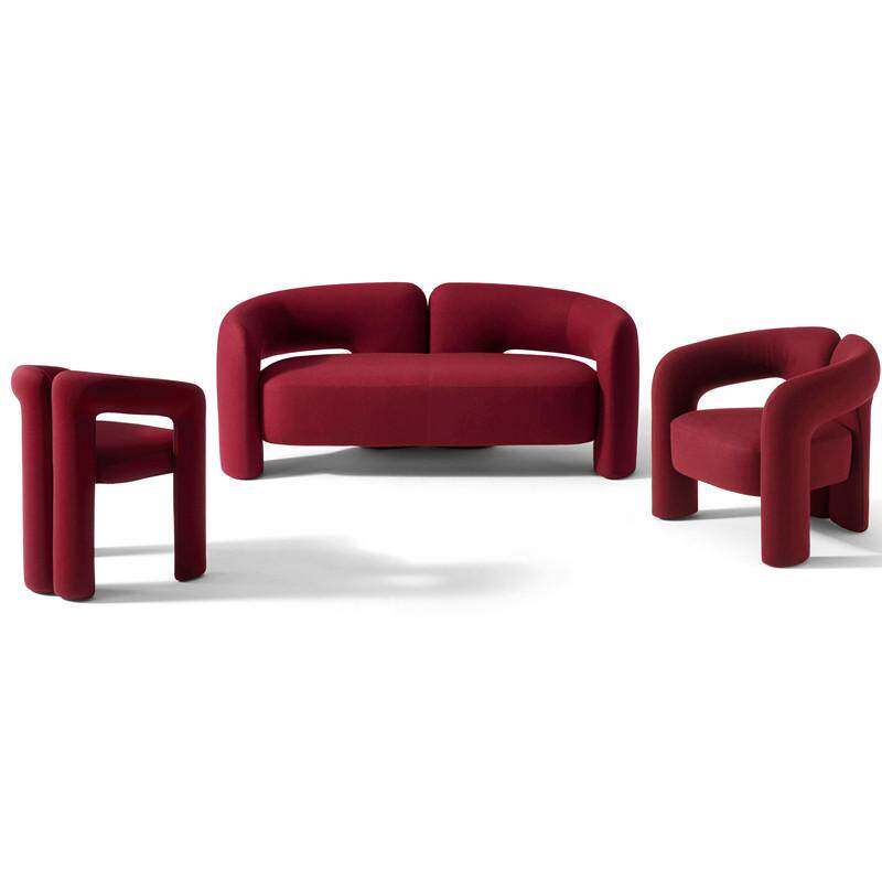 Italian Minimalist Cassina Single Sofa Chair - Modern Designer Upholstered Dining Chair for Living Rooms & Clubs