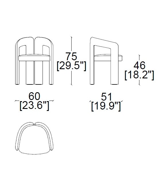 Italian Minimalist Cassina Single Sofa Chair - Modern Designer Upholstered Dining Chair for Living Rooms & Clubs