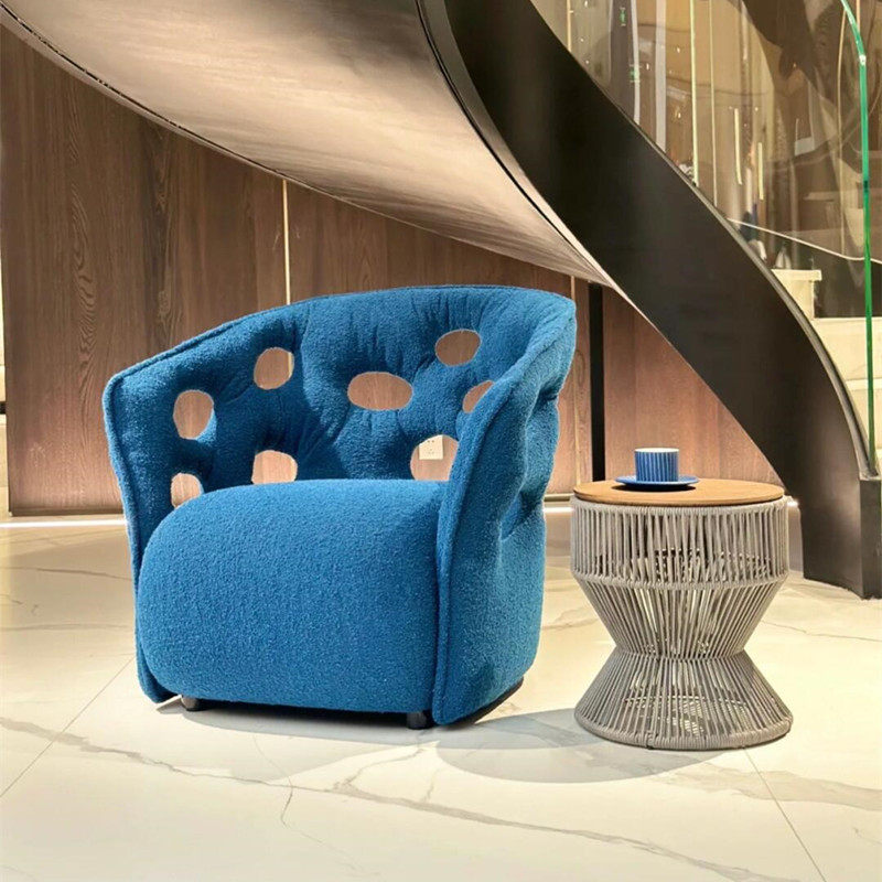 Designer Nordic Light Luxury ROOT Cave Chair - Hollow-out Irregular Single Negotiation & Hotel Showroom Chair