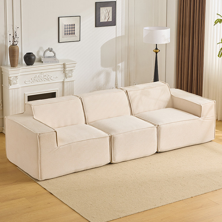 Compressed Retro Foldable Sofa Bed | Dual-purpose Fabric Sofa, Mid-Century Style for Living Room, Export Quality