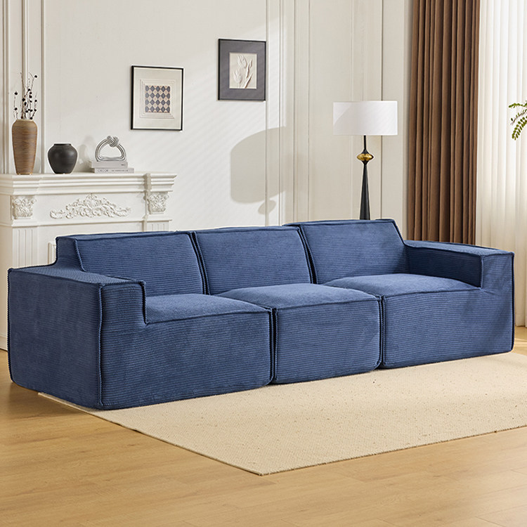 Compressed Retro Foldable Sofa Bed | Dual-purpose Fabric Sofa, Mid-Century Style for Living Room, Export Quality