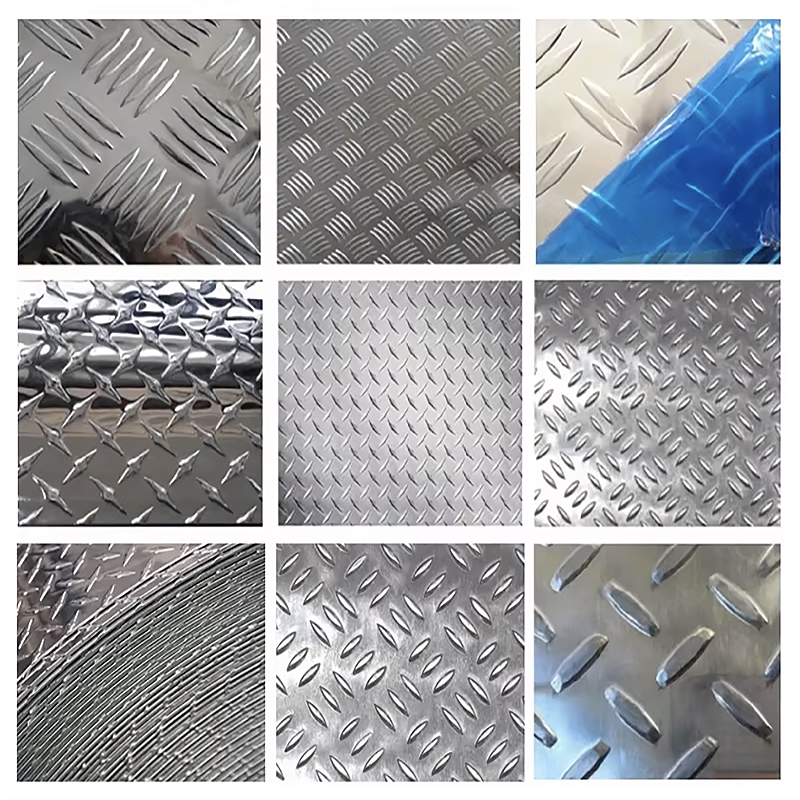 Galvanized checkered plate