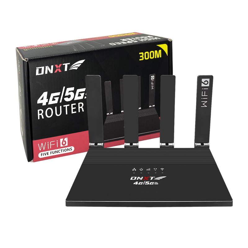DNXT WR800 Routeur 4G LTE 300Mbps avec 4 antennes externes