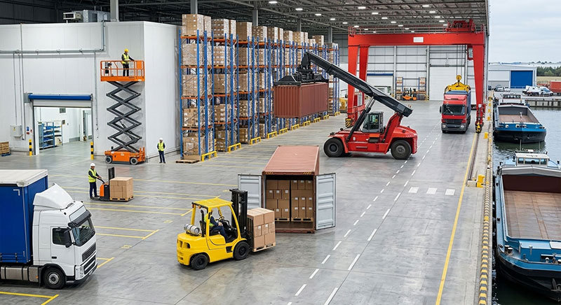 Clean Indoor Warehouse