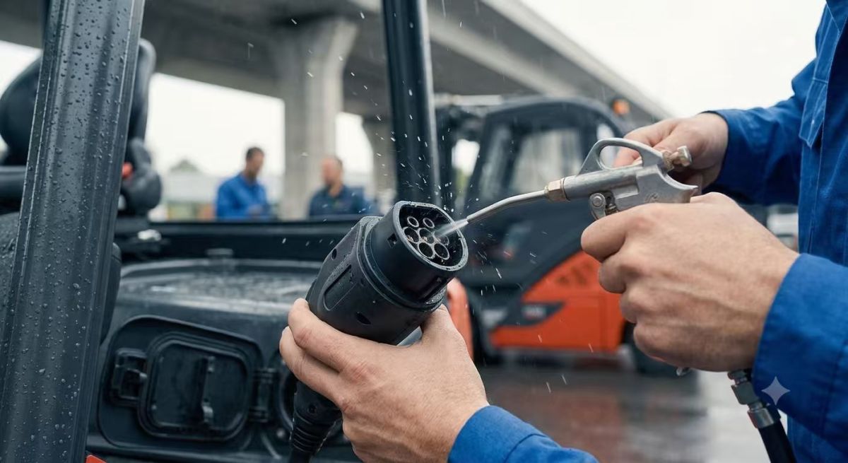 A Comprehensive Guide to Maintaining Electric Forklifts in Hot and Rainy Summer Weather 11e2b7016910bc166caa23578e14eaff