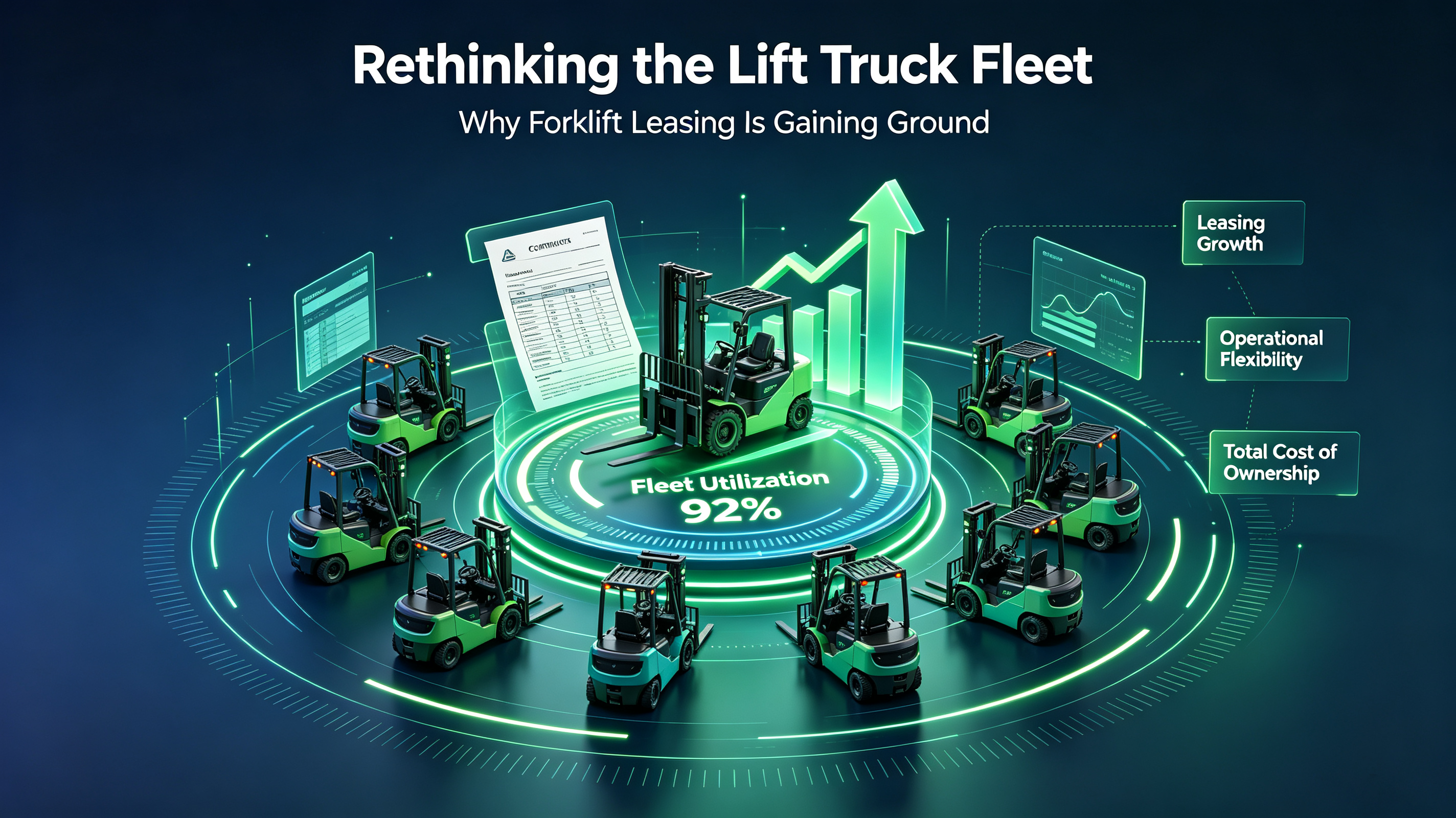Rethinking the Lift Truck Fleet: Why Forklift Leasing Is Gaining Ground