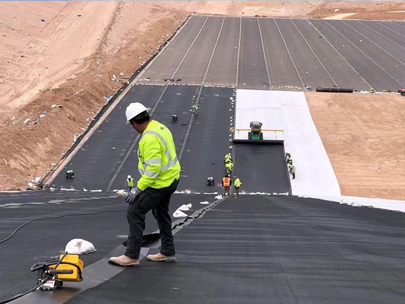 HDPE textured Geomembrane
