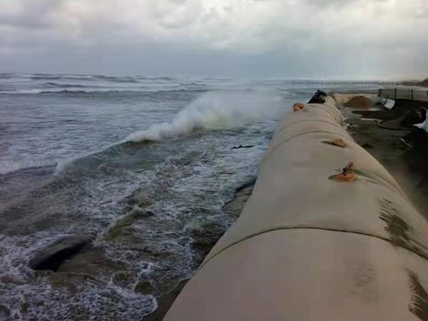 The coastal protection project in Mexico