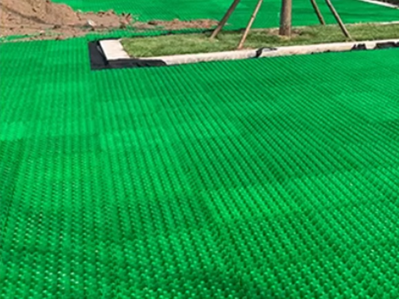 Plastic grass grid