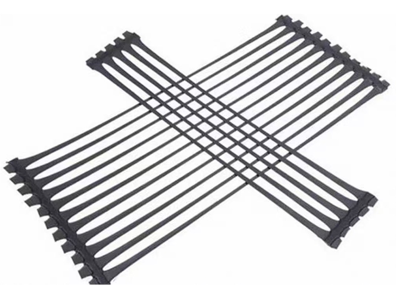 Uniaxial plastic geogrid