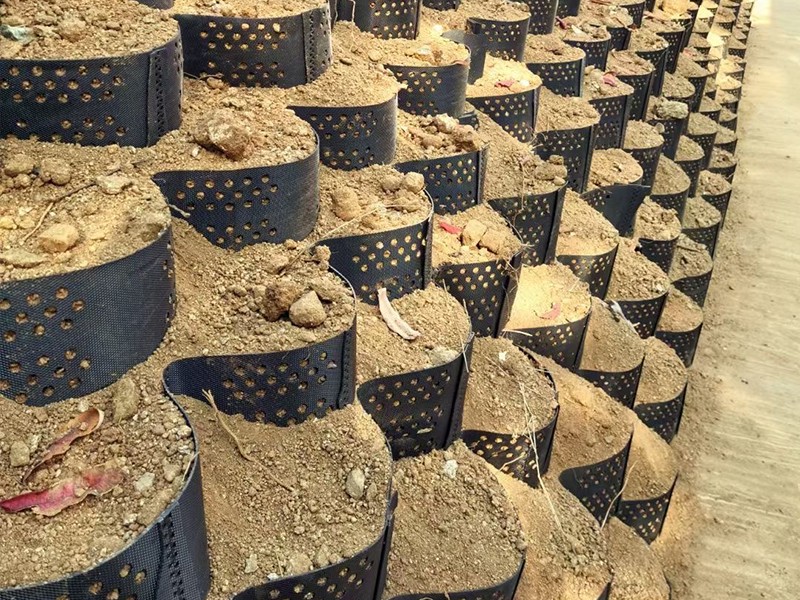Geocell for foundation reinforcement