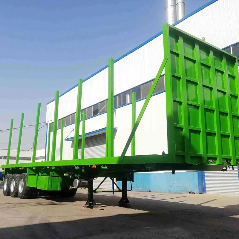 Used Timber transport semi-trailer