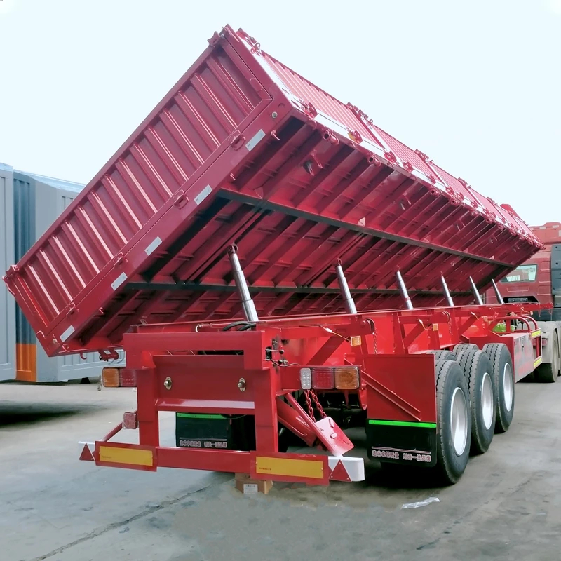 Used 60 Ton Side Tipper Semi Trailer