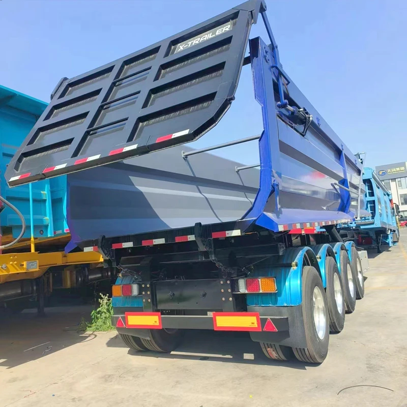 Used 4 Axle U Shape Tipper Trailer