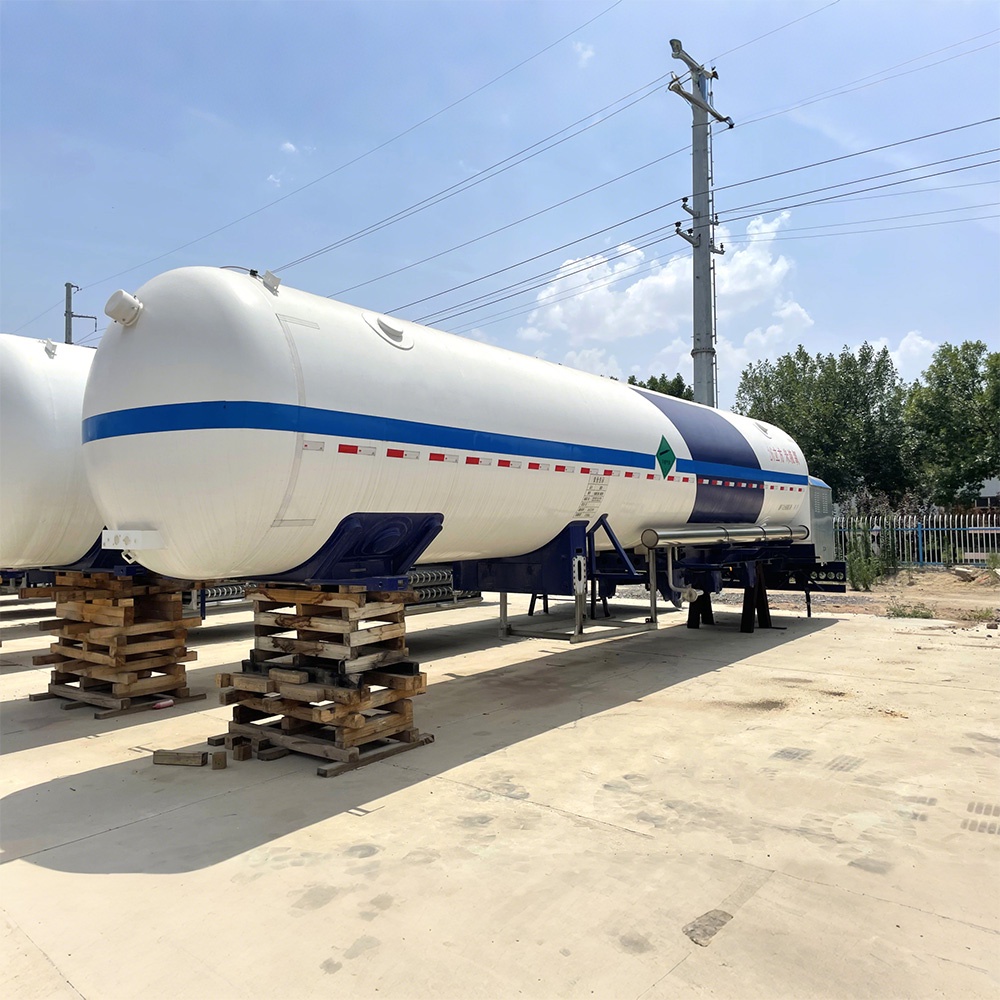 Used Chemical Tanker Trailer Transport Corrosive Liquid