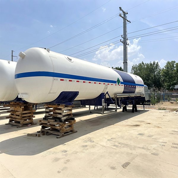 Used Chemical Tanker Trailer Transport Corrosive Liquid