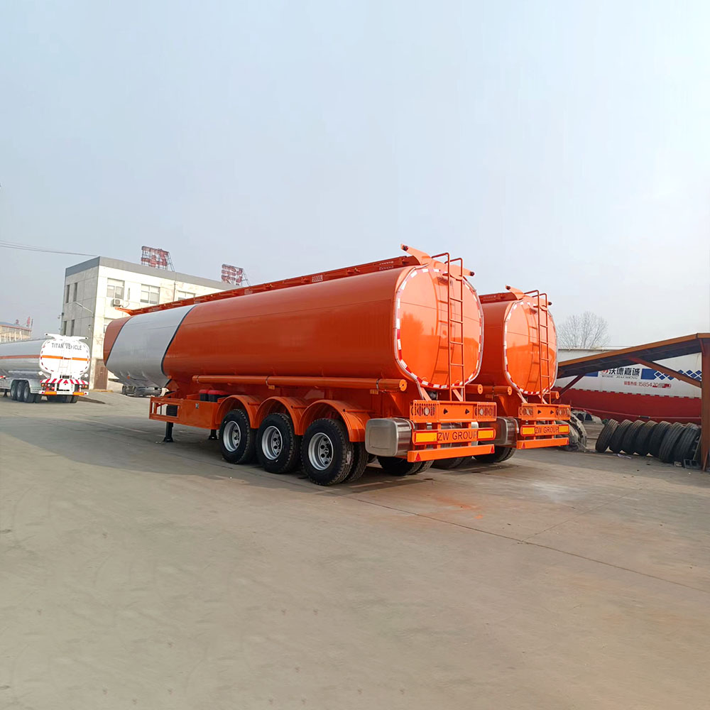 Used Carbon Steel Crude Oil Tanker Trailer
