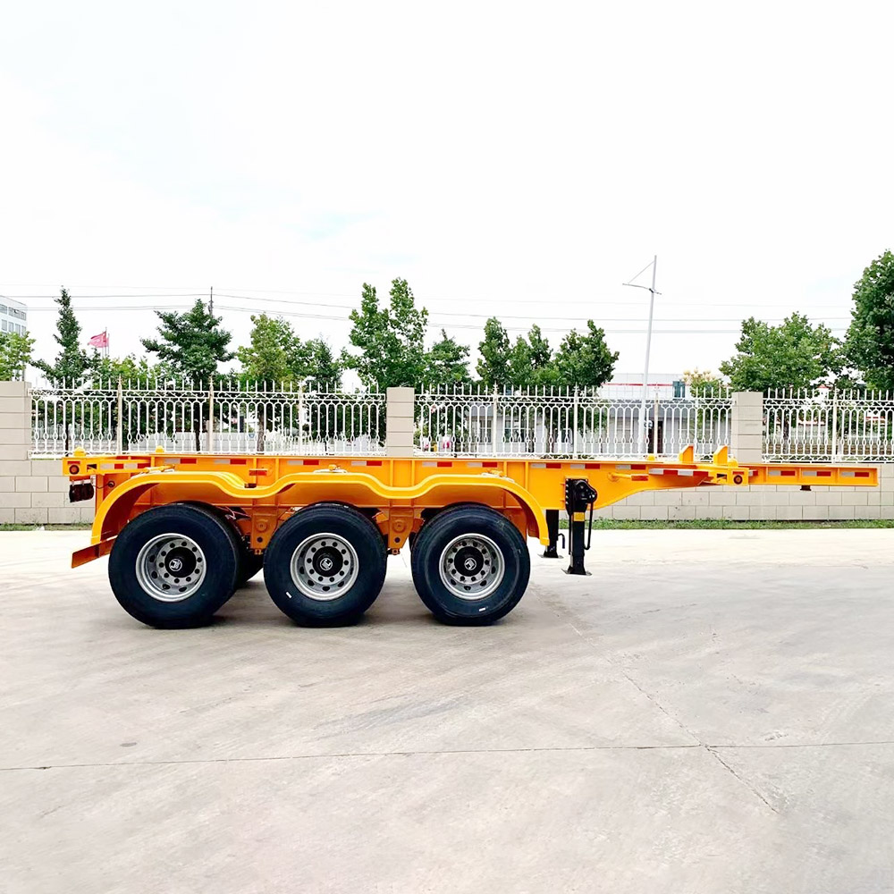 Used Tri Axle Container Skeleton Trailer for Sale