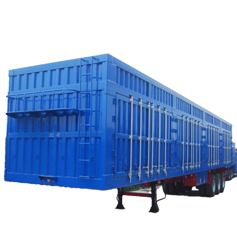Used 13 meter light box semi-trailer