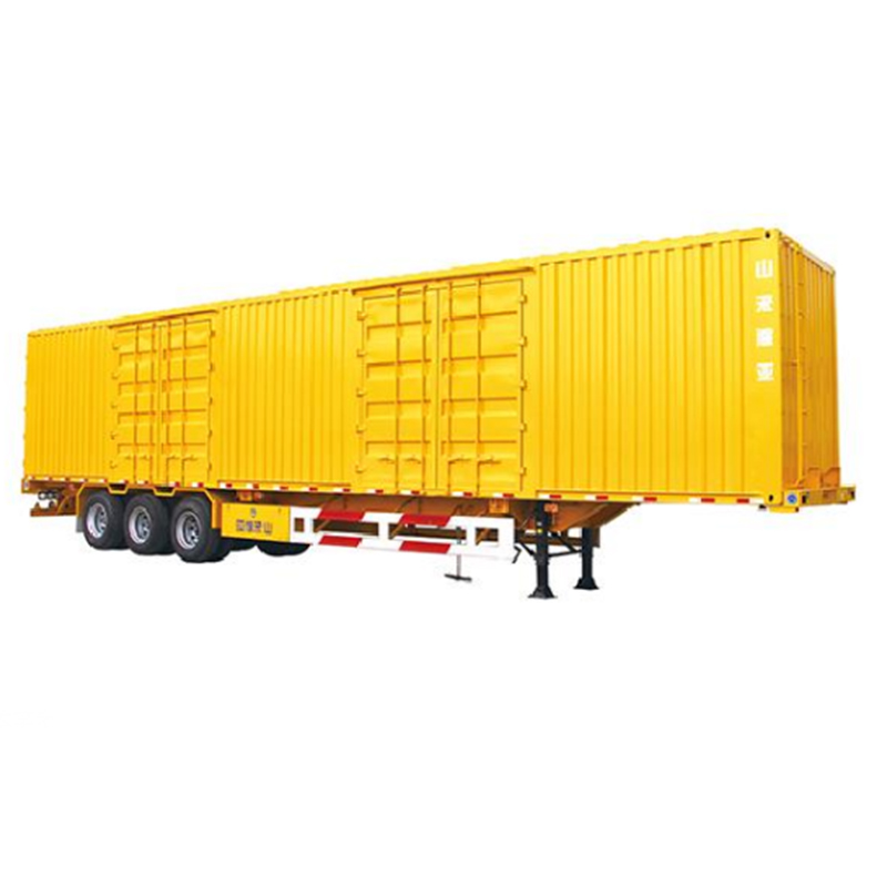 Used New Asia Trailer 13 meter series box semi-trailer