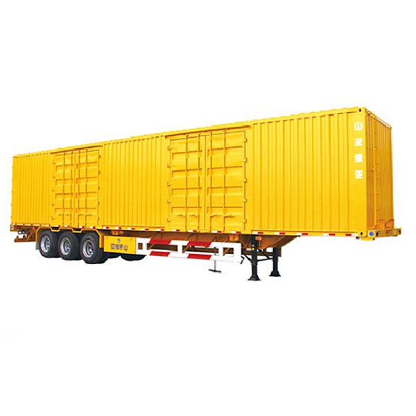 Used New Asia Trailer 13 meter series box semi-trailer