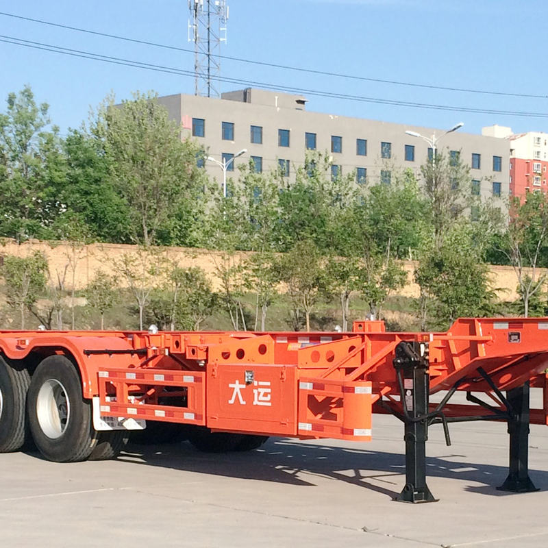 Used Dayun 40ft containerized semi-trailer