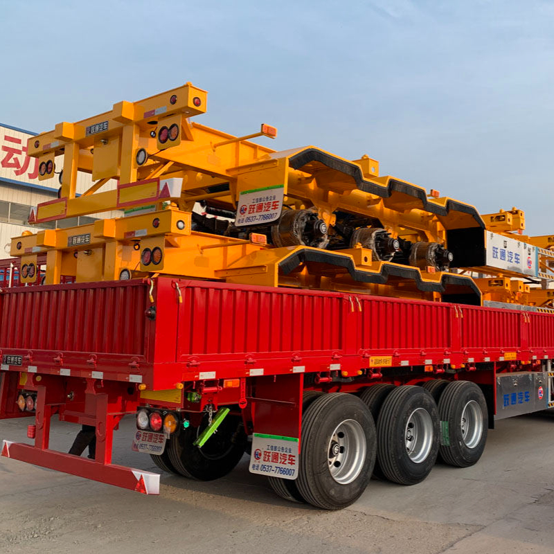 Used Liangshan Yuetong 8-13m series containerized semi-trailer