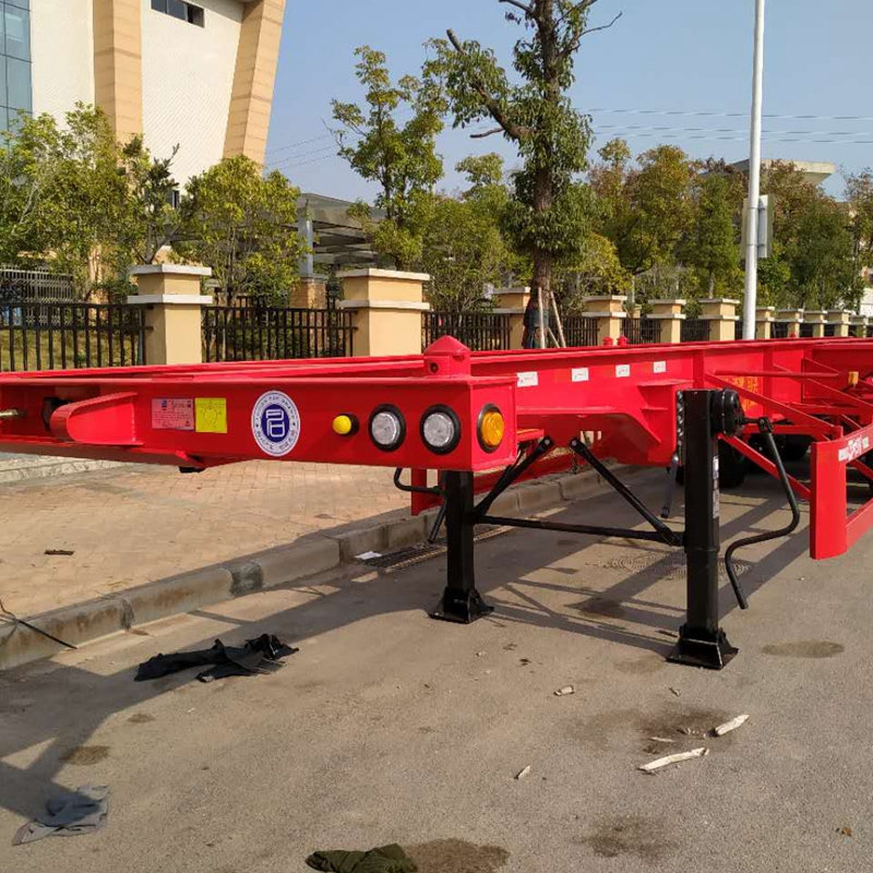 Used Minxing Motors 13 meter series containerized semi-trailer