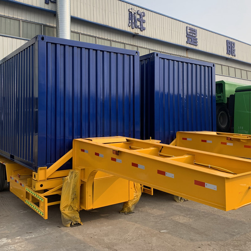 Used Liangshan Hengtong 13 meter series containerized semi-trailer