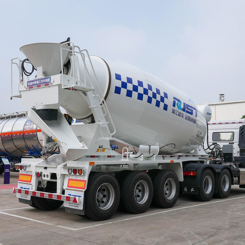 Used CIMC Ruijiang 14 Square Series Powder Material Transport Semi trailer