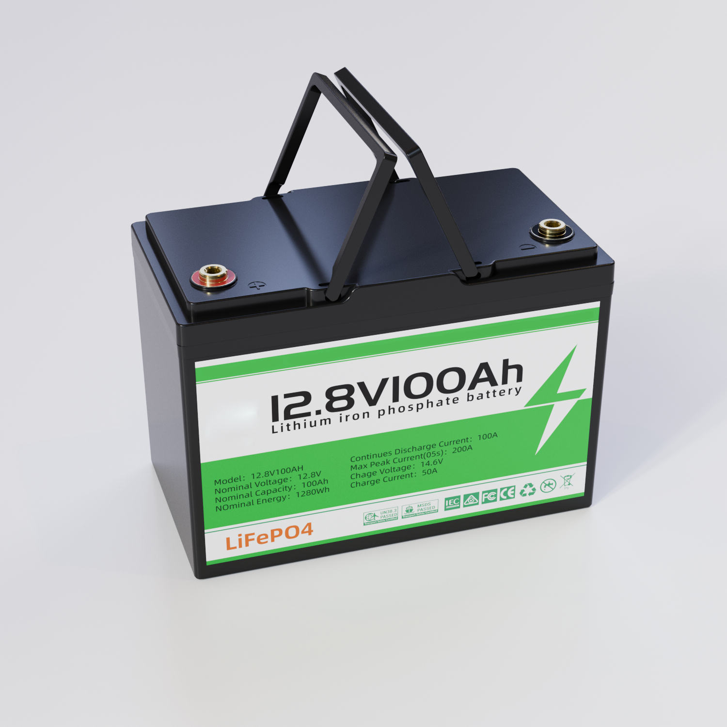 With 100Ah, suitable for household appliances