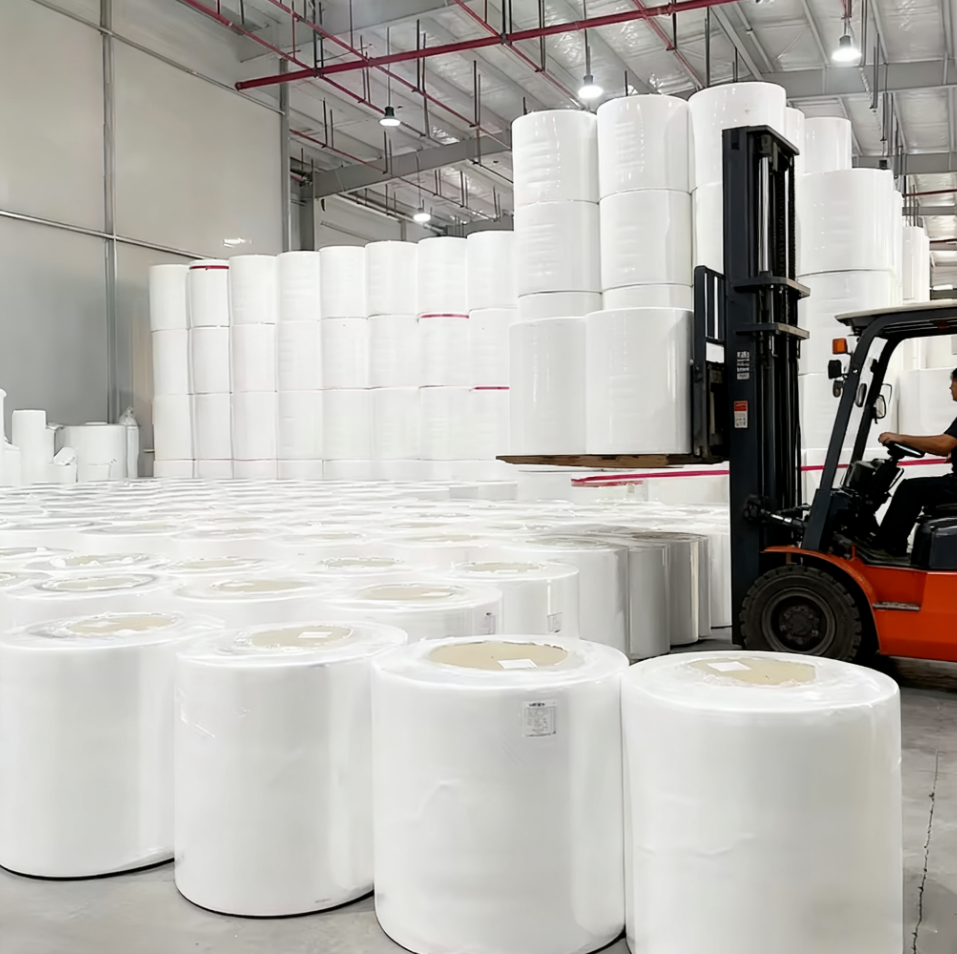 Tissu Facial Non-Tissé en Volume Jumbo
