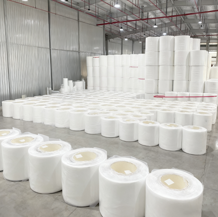 Tissu Facial Non-Tissé en Volume Jumbo