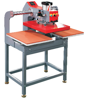 Up Slide Pneumatic Double Station Heat Press