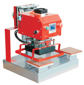 Luxury anti scalding hand pneumatic dual station hot stamping machine