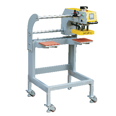 Up-slide pneumatic handbag heat press machine