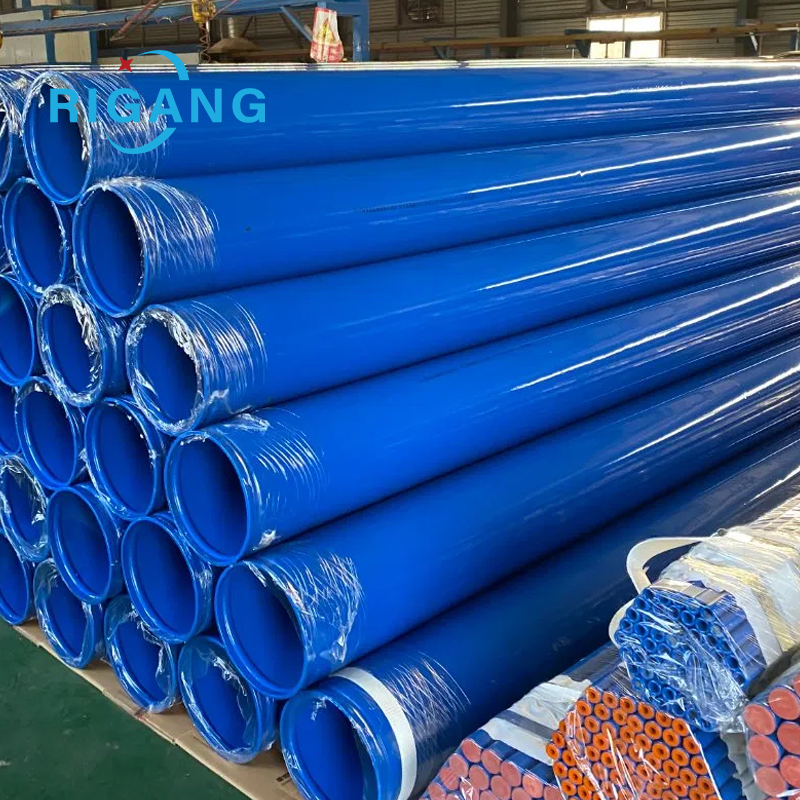Plastic coated pipe