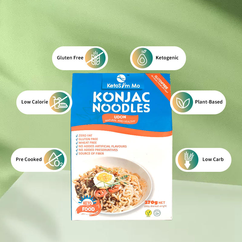 Wholesale manufacturer of low calorie gluten free konjac noodles, healthy diet konjac udon noodles