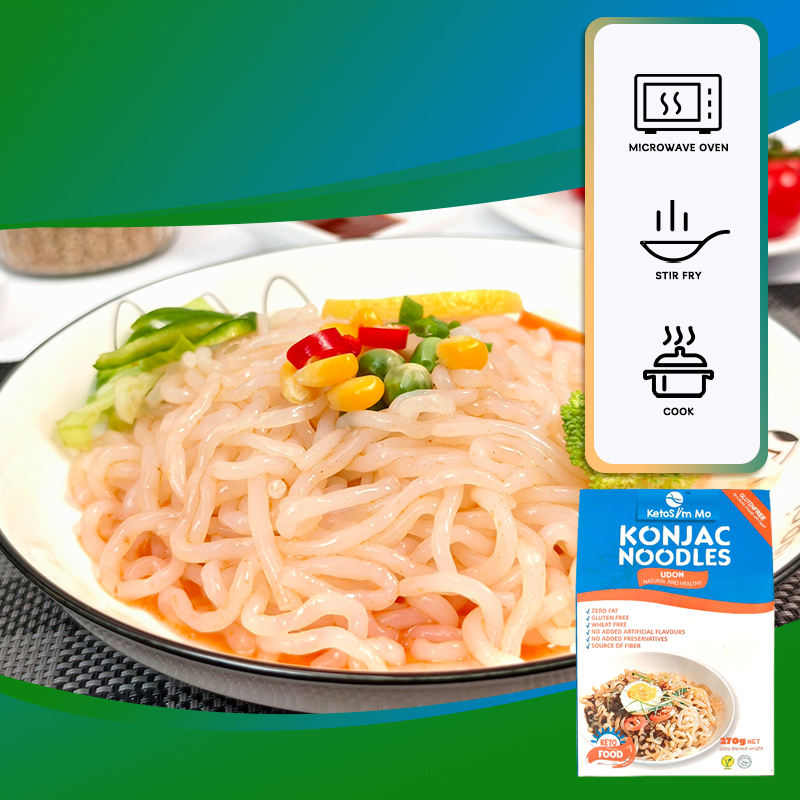 Wholesale manufacturer of low calorie gluten free konjac noodles, healthy diet konjac udon noodles