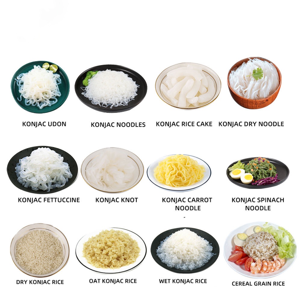 Food additive, satiety feeling, konjac gum powder, natural konjac glucomannan thickener, stabilizer, konjac konjac flour