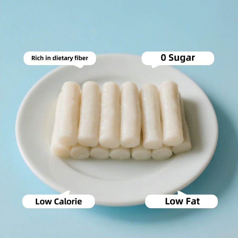 The best-selling high-quality vegetarian dietary fiber healthy white clothing Korean konjac rice cake