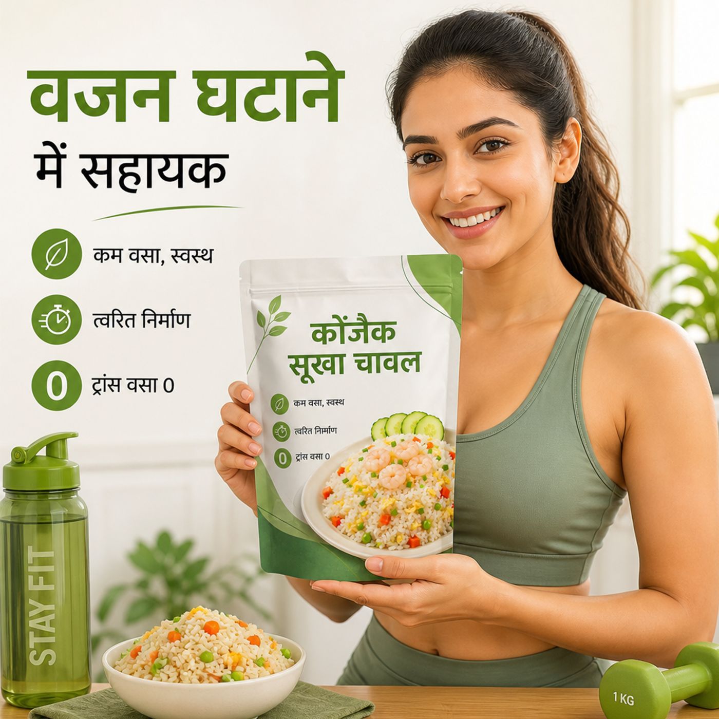 Portable Dehydrated Rice for Outdoor & Travel, Self‑cook Hot‑Water Brewed Dried Konjac Rice, No‑steam No‑boil Instant Konjac Rice, Dried Shirataki Rice for Camping Picnic Portable Dehydrated Rice for Outdoor & Travel, Self‑cook Hot‑Water Brewed Dried Konjac Rice, No‑steam No‑boil Instant Konjac Rice, Dried Shirataki Rice for Camping Picnic
