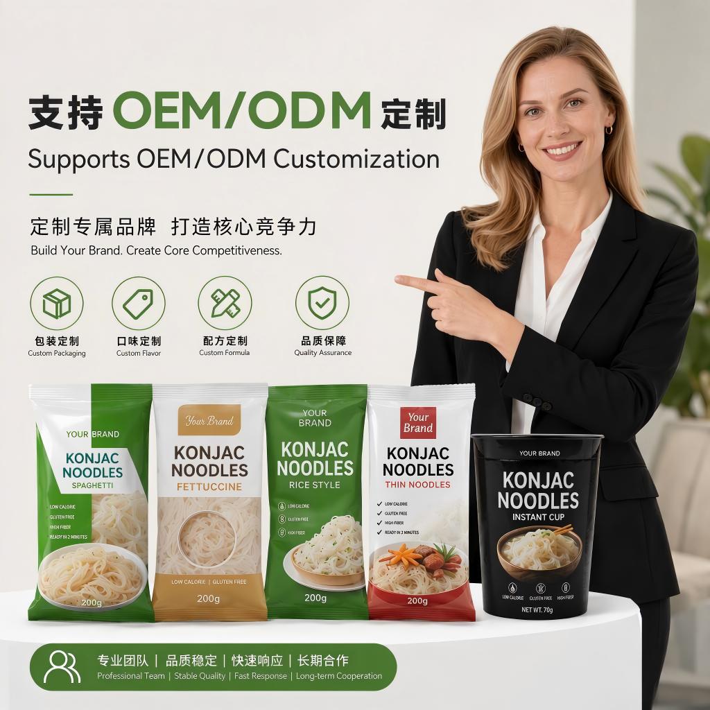 Wholesale OEM Private Label Instant No‑Cook Meal Replacement Konjac Noodles, Konjac Shirataki Noodles, Cold Konjac Noodles Instant Noodle Wholesale OEM Private Label Instant No‑Cook Meal Replacement Konjac Noodles, Konjac Shirataki Noodles, Cold Konjac Noodles Instant Noodle