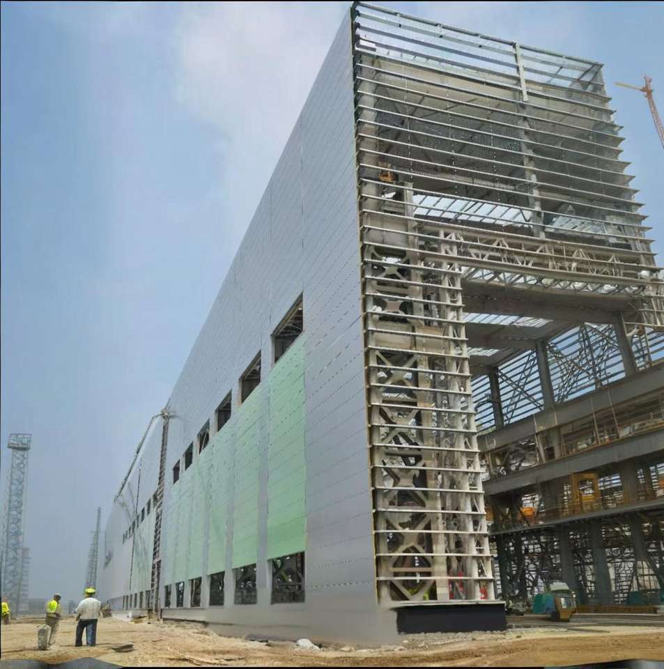 هيكل فولاذي معياري للمخازن المبردة - طلاء مضاد للتآكل، درجة حرارة عمل من -30°C إلى 50°C